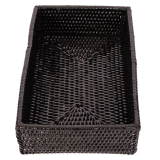 Artifacts Rattan Guest Towel - Rectangular Napkin Holder: Honey Brown