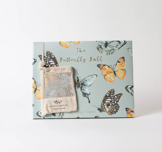 In Kathryn Trainor’s The Butterfly Ball, a roster of wildlife is introduced  to a blossoming spring party.  An appreciation for conservation is encouraged as the numerous needs of the butterfly are illustrated.  Each book comes with a packet of wildflower seeds to plant. 