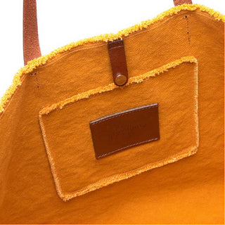 Hana Canvas Boat Bag: Turmeric