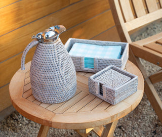 Artifacts Rattan™ Guest Towel/Napkin Holder with Cutout: Honey Brown