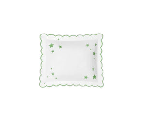 scalloped pillow monogrammed with to the moon and back 