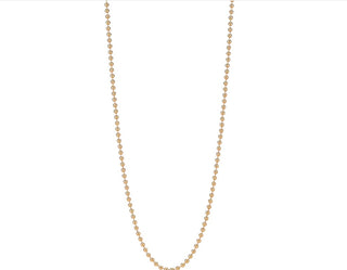 Beaded chain gold dipped in 16” length