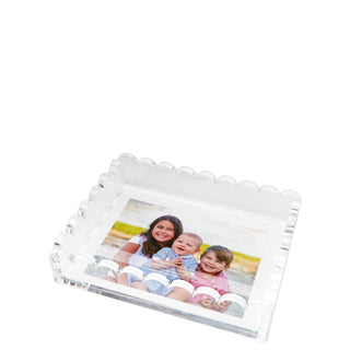 Tara Wilson Acrylic Scalloped Photo Tray