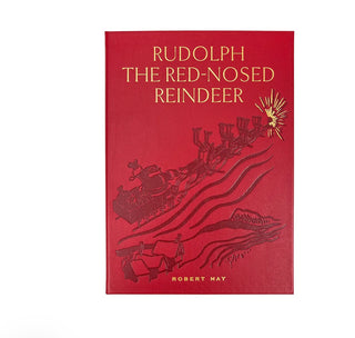 Leather bound edition of the classic story Rudolph The Red Nosed Reindeer 