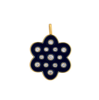 Asha Willow Charm - Navy