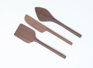 Wooden cheese knifes set of 3