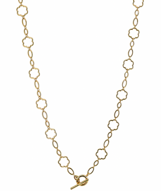 34" gold dipped necklace 