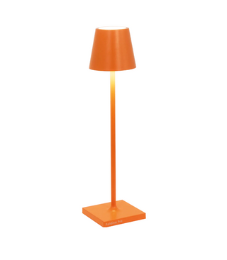 cordless table lamp - orange
