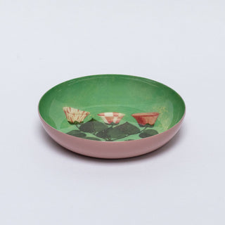 Round Enamel Tray - Festival of Flowers