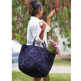 Nico - Tote bag: Navy Blue