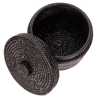 Artifacts Rattan™ Round Single Tissue Roll Box: Honey Brown