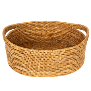 Rattan oval basket