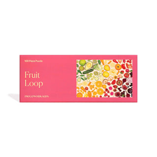 100 piece children's puzzle. Fruit themed. 