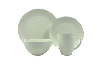 Ivory Dishware - Dinner Plate, Salad Plate, Cereal/Pasta Bowl, Coffee Mug