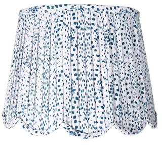 PLEATED LAMPSHADE - NAVY